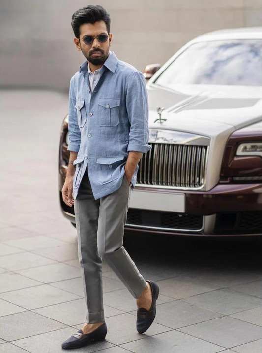 Aakas Sadasivam Spotted in the Navy Croco Numans