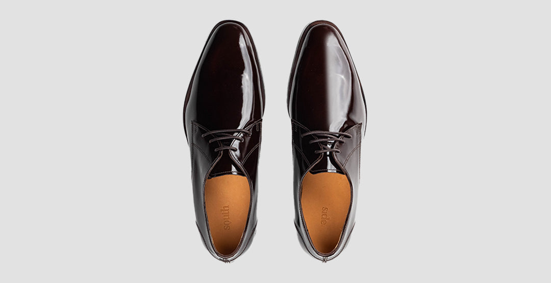 Brown Patent Laceups