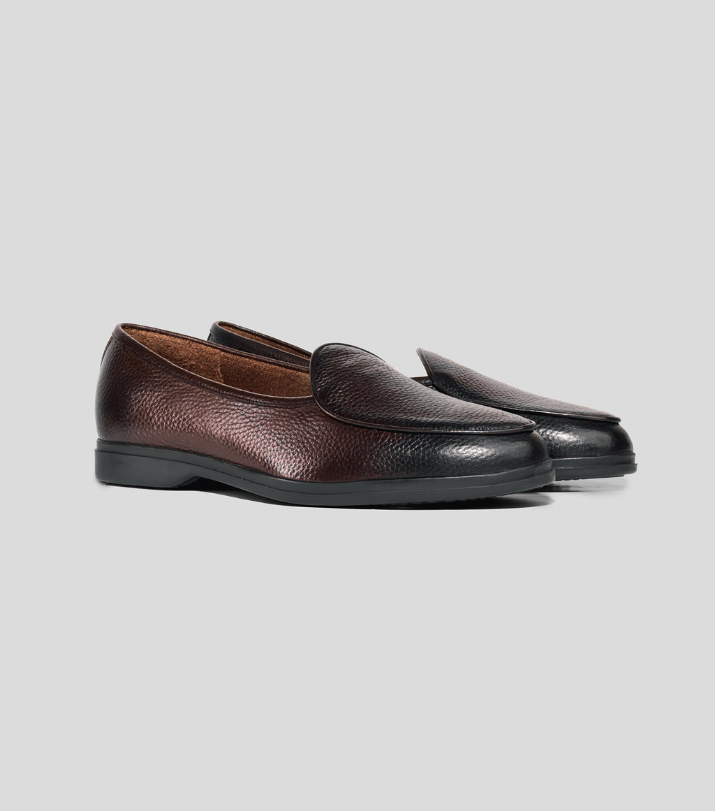 Dark Brown Pebble Step