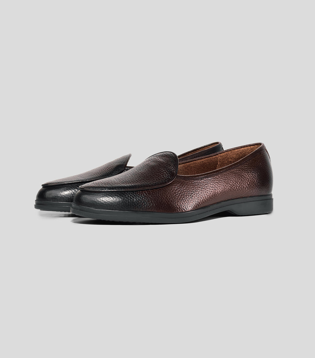 Dark Brown Pebble Step