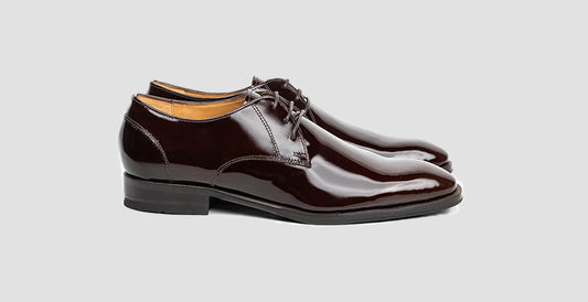 Brown Patent Laceups